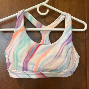 Athleta Ultimate sports bra. Multi-color, Size S.